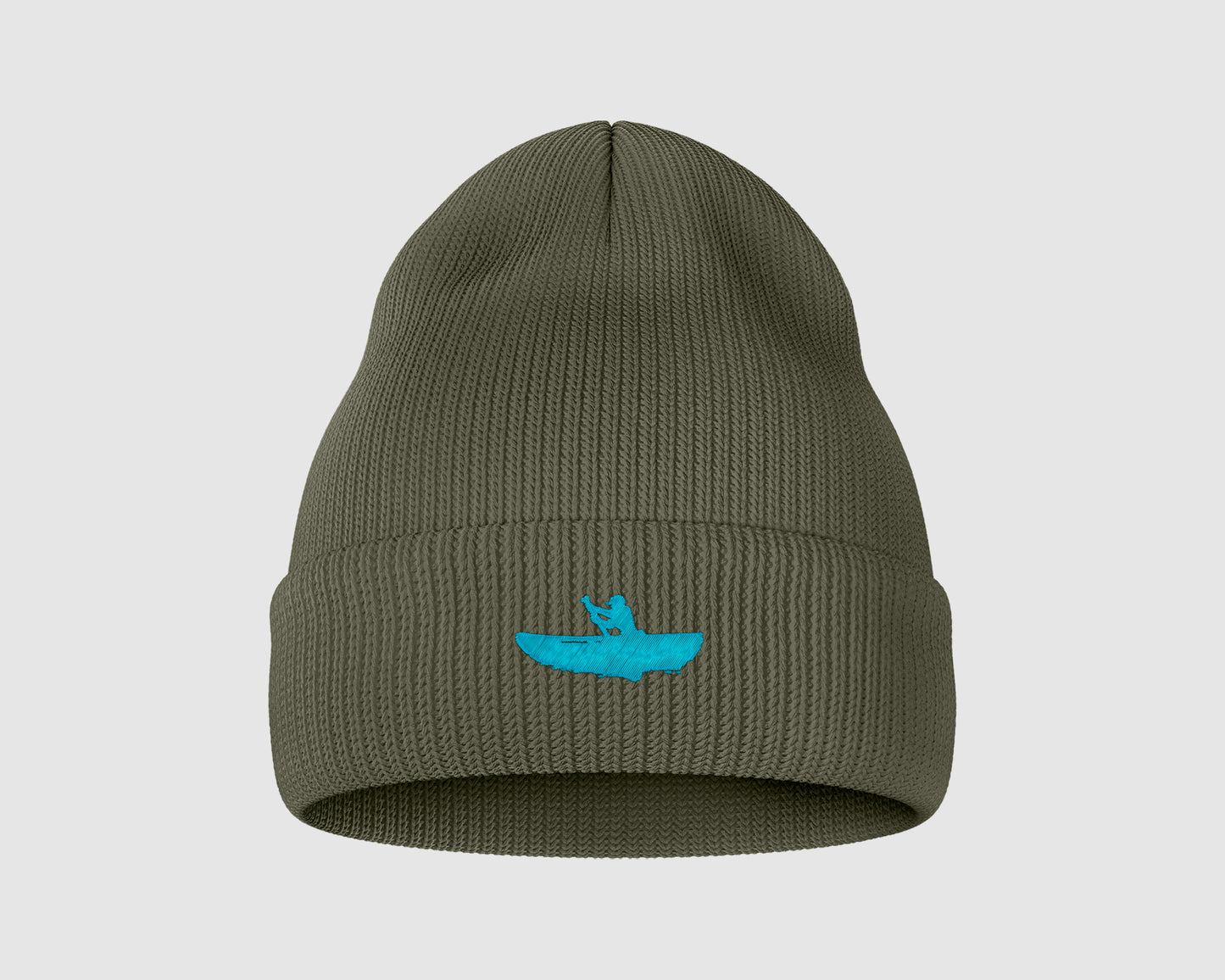 BEANIE | KHAKI & BLUE